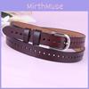 Genuine Leather Womens Belt With Pin Buckle For Casual And Office Wear