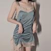 Summer Pure Desire Pajamas Women'S Chest Pads, Backless Lace Suspenders, Sexy Sex Pajamas, Loungewear