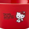 Sanrio Hello Kitty and Dish Dryer 190004 Bowl, Microwave, Dishwasher, Safe, Ceramic,