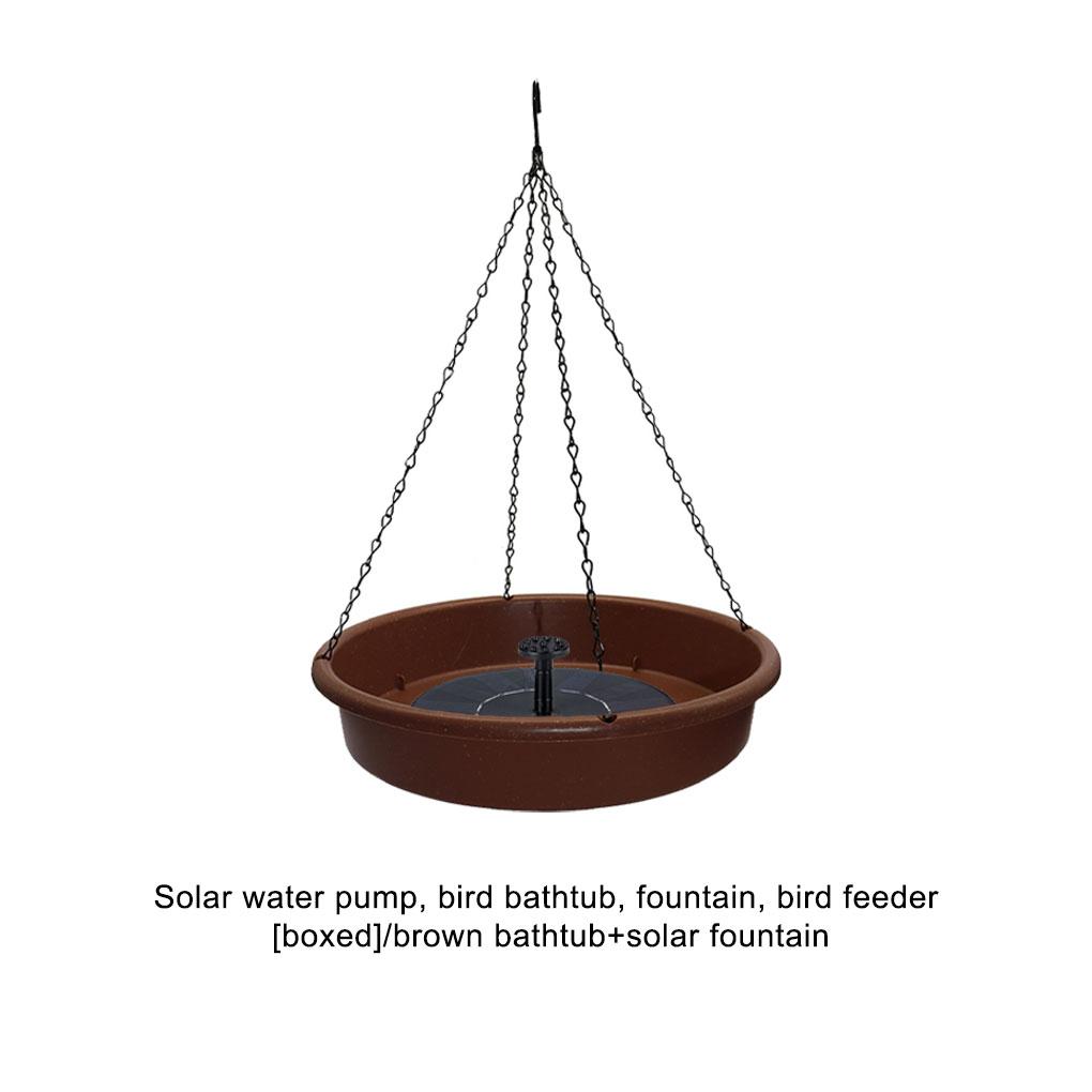 Bird Feeder Bath Tray Hanging Style Water Drinker Large Capacity Food Feeding Trays Pet for Patio Backyard Decor