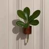 New Solid Wood Magnetic Vase for Refrigerator Decoration Stylish French Design Refrigerator Magnet Fresh Flowers Home Decoration