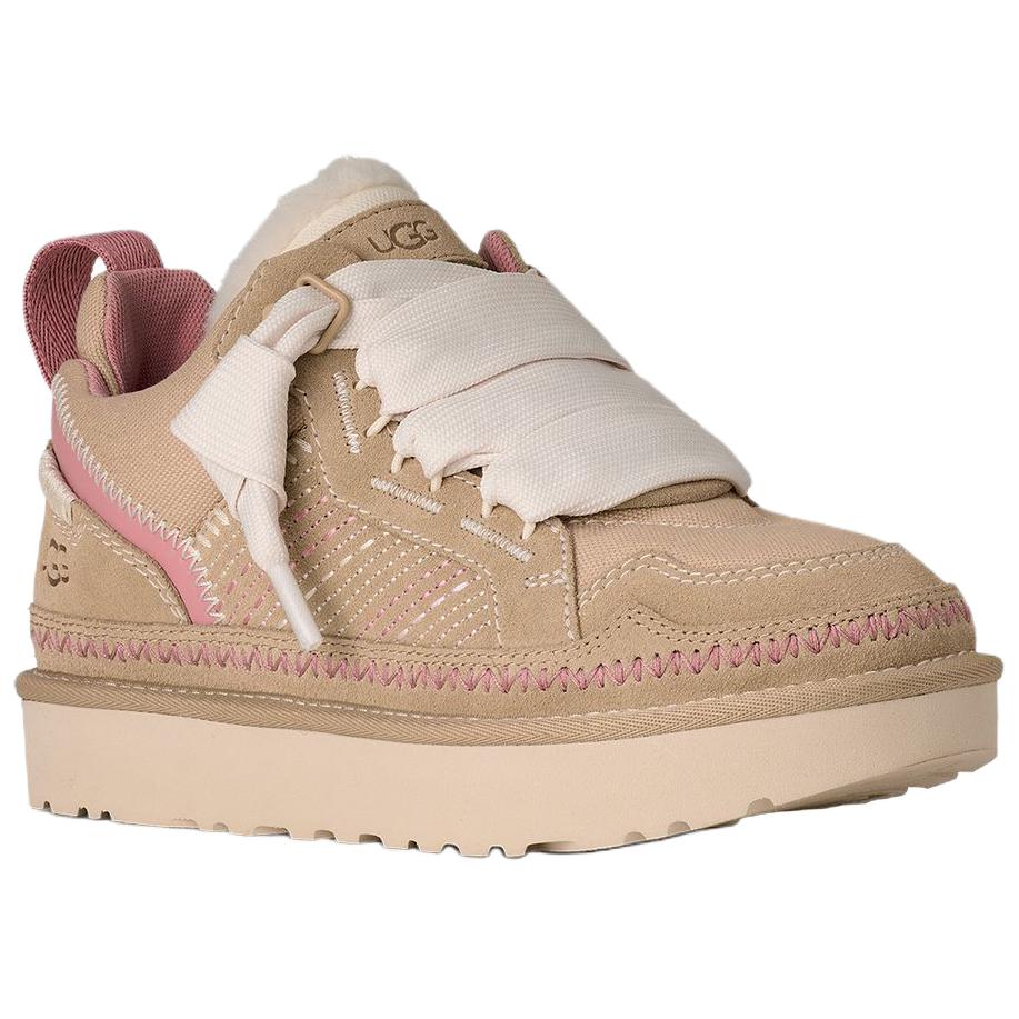 UGG Lowmel Meadow Sand Castle Women Sneakers Tan 1175114-SNDC