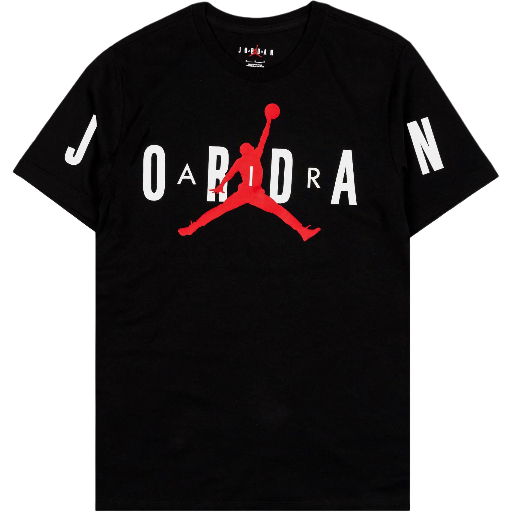 

Jordan Air Jumpman Spellout S/S T-shirt Black Men Streetwear DV1445-010 XXL