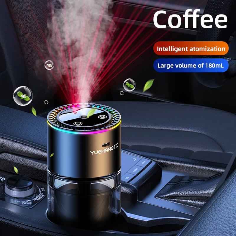 Smart Car Aroma Diffuser with Ambient Light & Automatic Spray – Premium Car Decoration