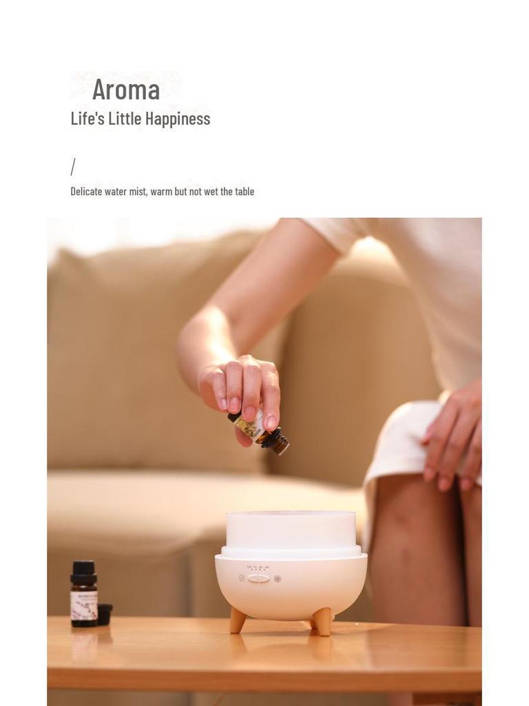 Neuer Ultraschall-Mini-Aromatherapie-Diffusor - Anti-Trocken-Luftbefeuchter für Zuhause & Büro Ätherische Öle