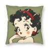 Anime B-Betty Boops Pillowcase Double-Sided Printing Polyester Cushion Cover Decorative Cartoon Pillow Case Cover Home 40*40Cm