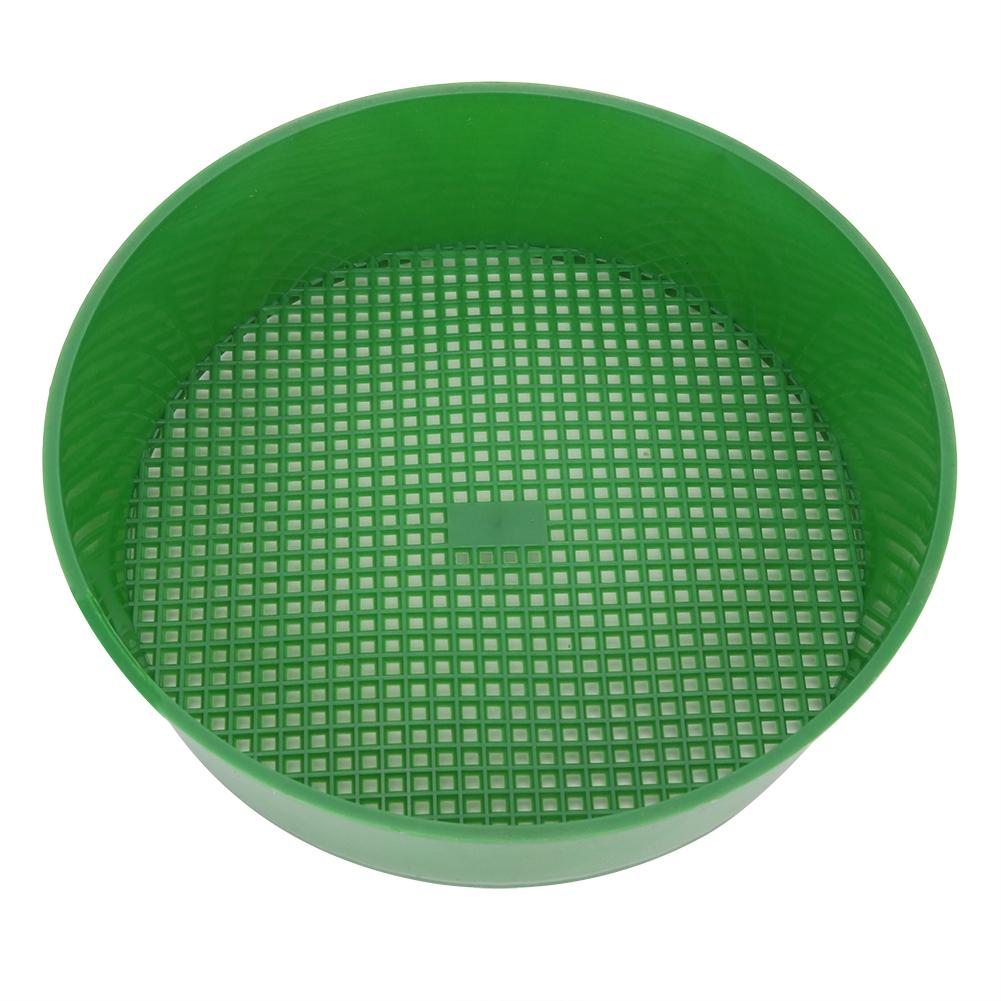 4pcs Garden Plastic Mesh Gardening Sieve Succulent Plants Sand Stone Filter Tool