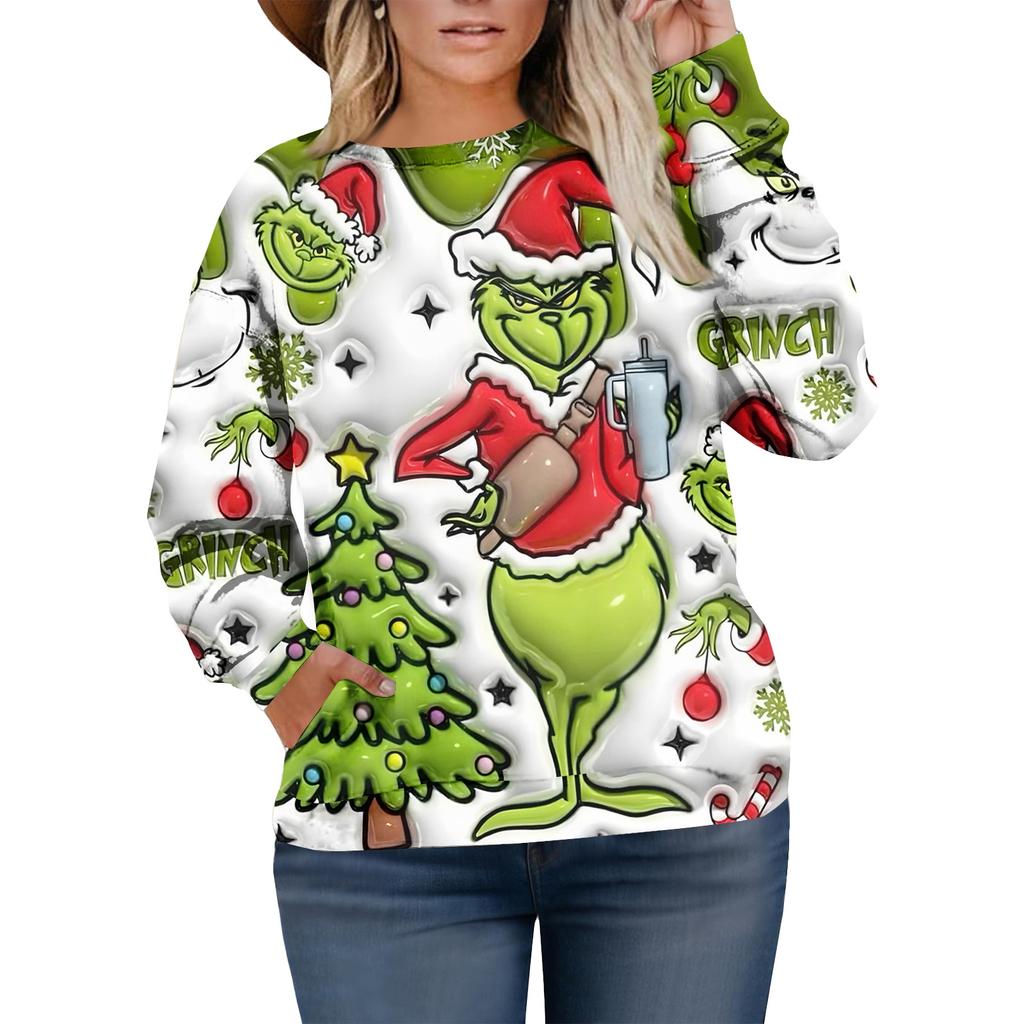 Christmas Sweatshirts For Women Sweater Cute Shirt Fall Pullover Top