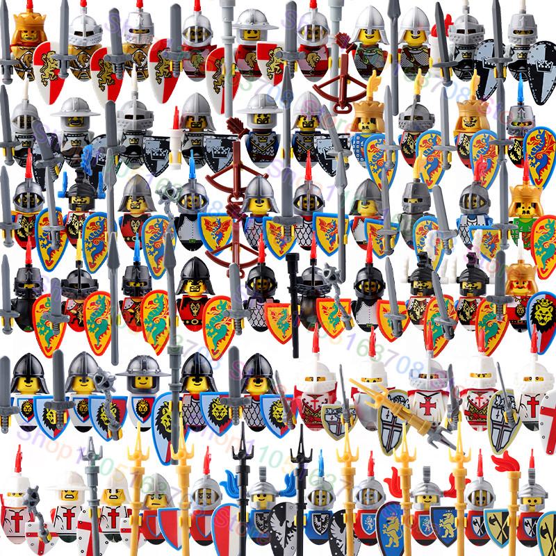 Hochwertige Mittelalterliche Fantasy-Kreatur Hochwertige Ritter Hochwertige Figuren Hochwertiges Gebäude Hochwertige Bausteine Hochwertige Römisches Heer