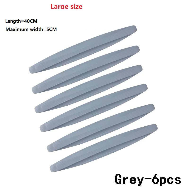 6/4Pcs Anti-collision Car Bumper Protector Large/Small size Strip Guard Corner Protection Strips Scratch Crash Blade Auto Tools