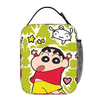 Back To School Season Crayon Shin-chan Handbag Naughty Shin Boy (12) Vintage Fashionable Classic Snack Storage Lunch Bag