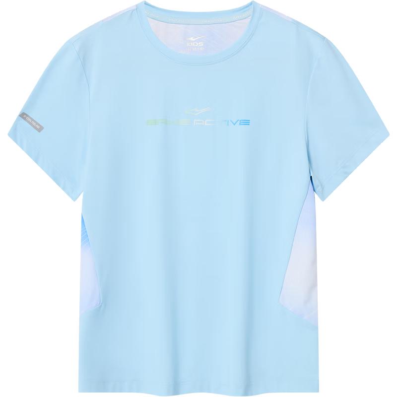 ERKE Boys' Breathable Round Neck Short Sleeve Summer T-Shirt