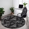 1pc Butterfly Night Office Round Area Rug, Under Office Chairs Bedroom Living Room Home Decor, Room Deco