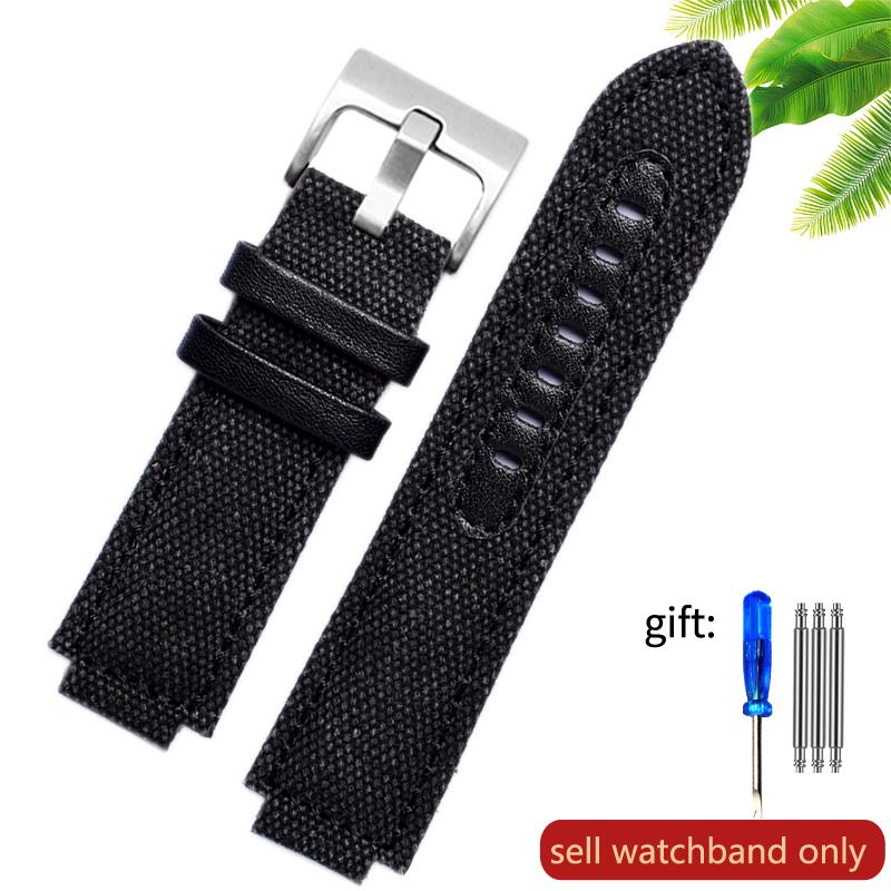 Nylon Watch Strap for Timex  Watchband T2n739 T2n720 T2n721 Waterproof Outdoor Watch Band 24*16mm