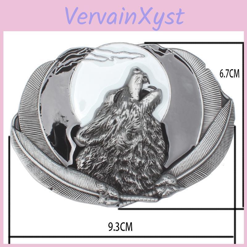 King Head Belt Wolf Wolf Buckle Animal Images Alloy Materials Punk Beast Style