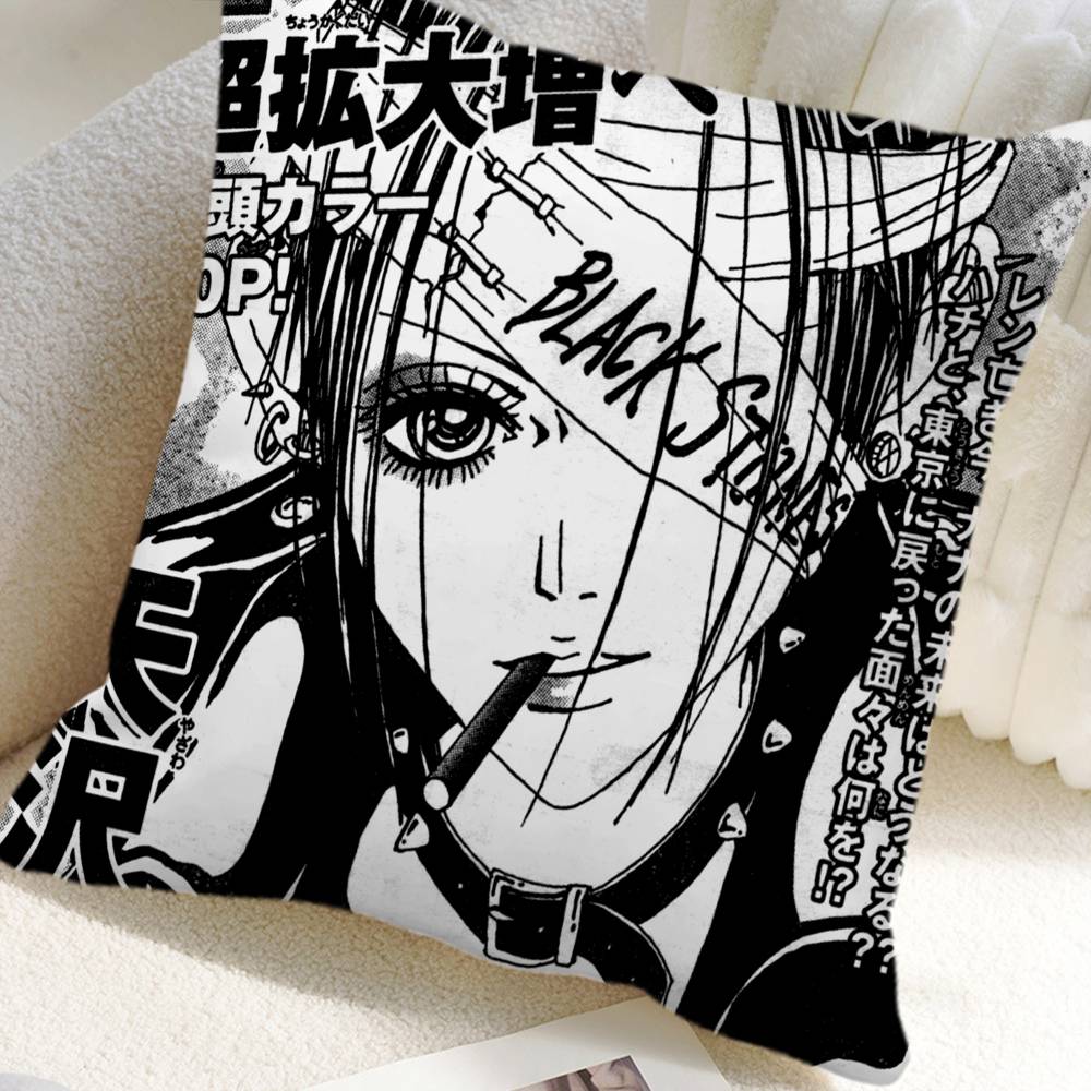 Anime NANA Pillow Case Square Pillow Bedroom Sofa Leisure Comfort Cushion Car Home Decoration