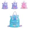 Einhorn Kinderrucksack mit Pailletten und weichem Material für Kleinkind Schultasche