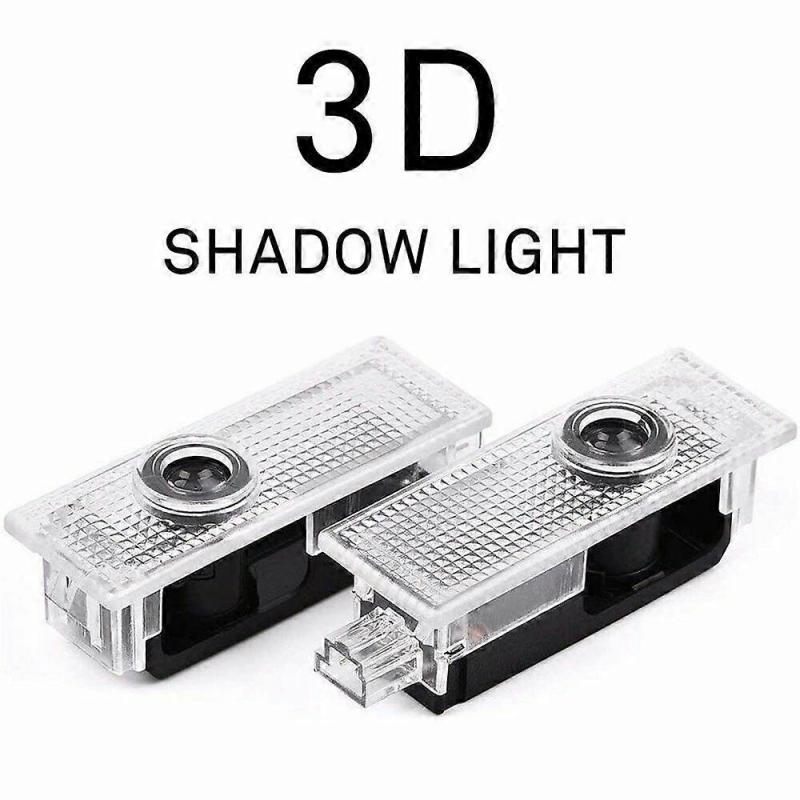 Bildörr Projektor Laser LED-ljus Courtesy Pölskuggslampor För BMW 4st