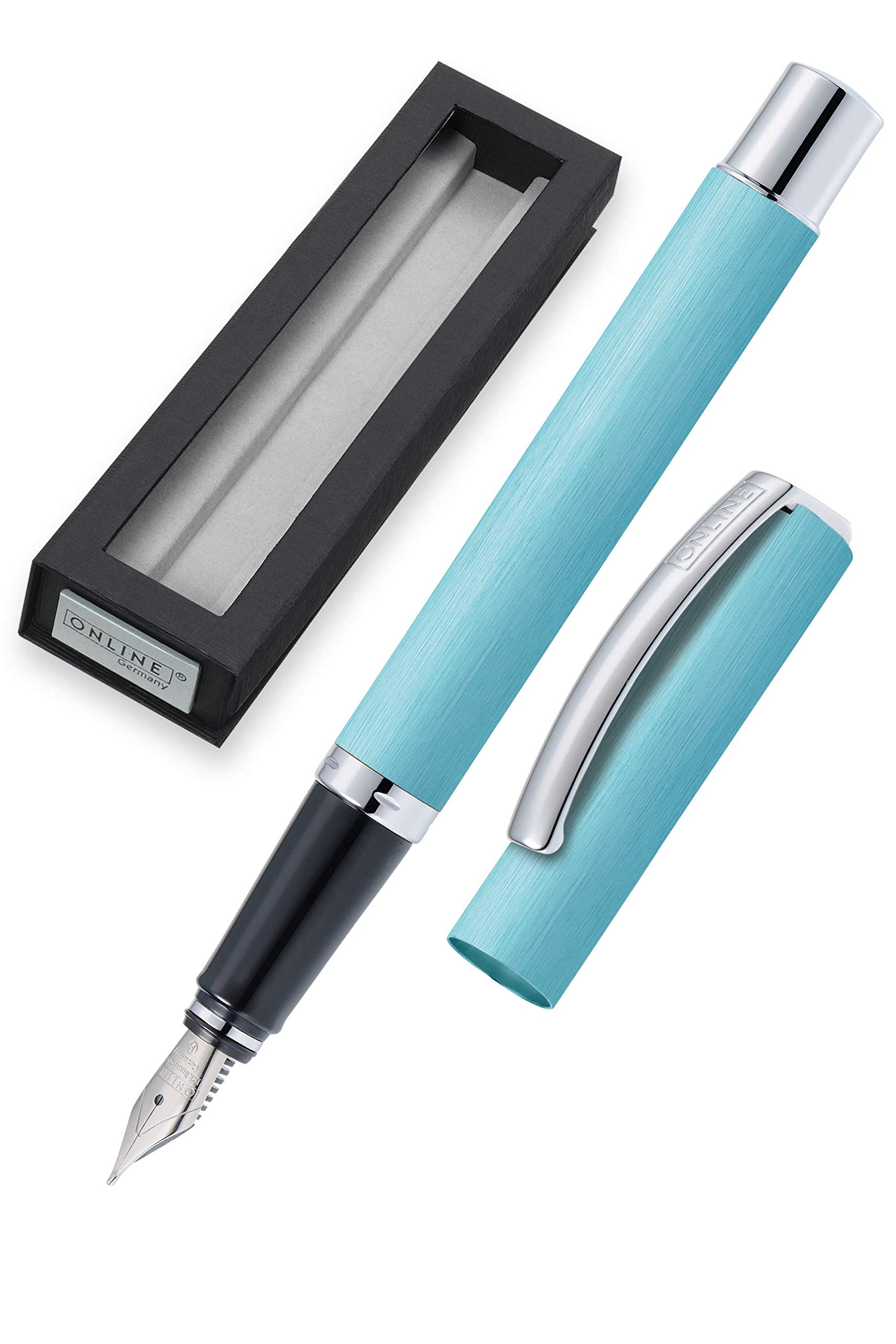 

ONLINE Vision Turquoise Fountain Medium Officially Imported Pen, Nib, 36638,