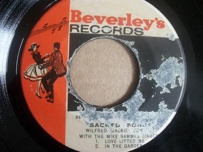 7inch Record WILFRED JACKIE EDWARDS MIKE SAMM  Sacred Songs BSEP01 Beverleys Reco Jamaica Reggae Ska  Dub Used