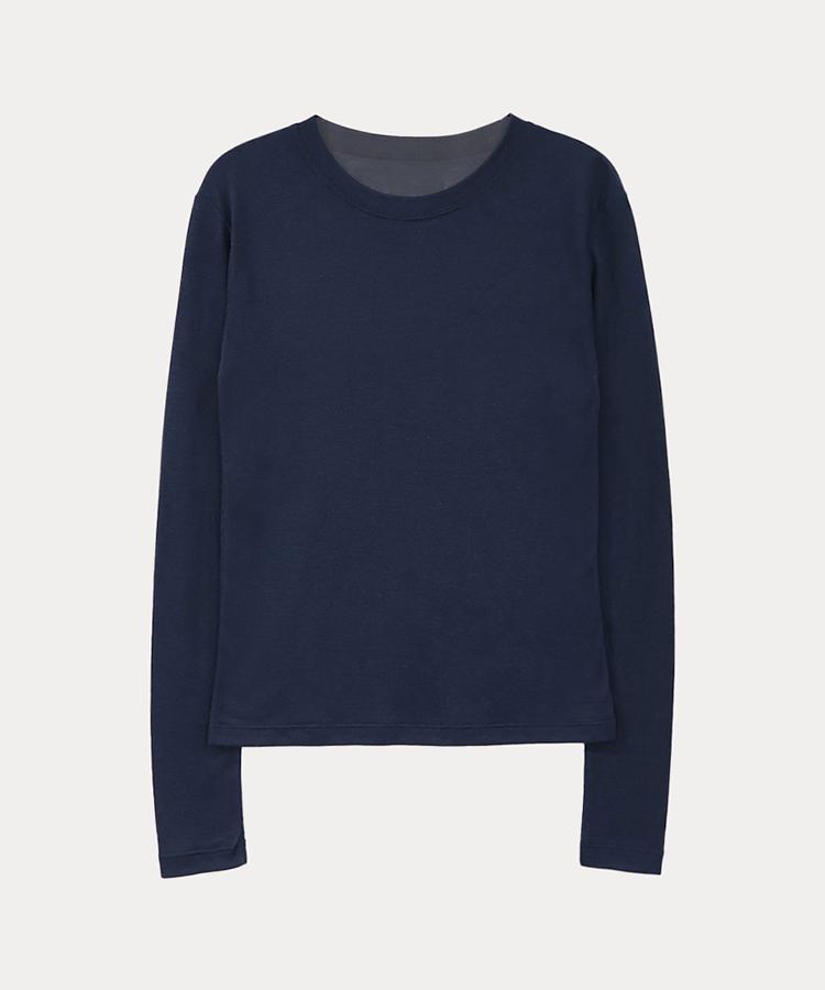 TARVERT Essential Tencel T-Shirt - Navy
