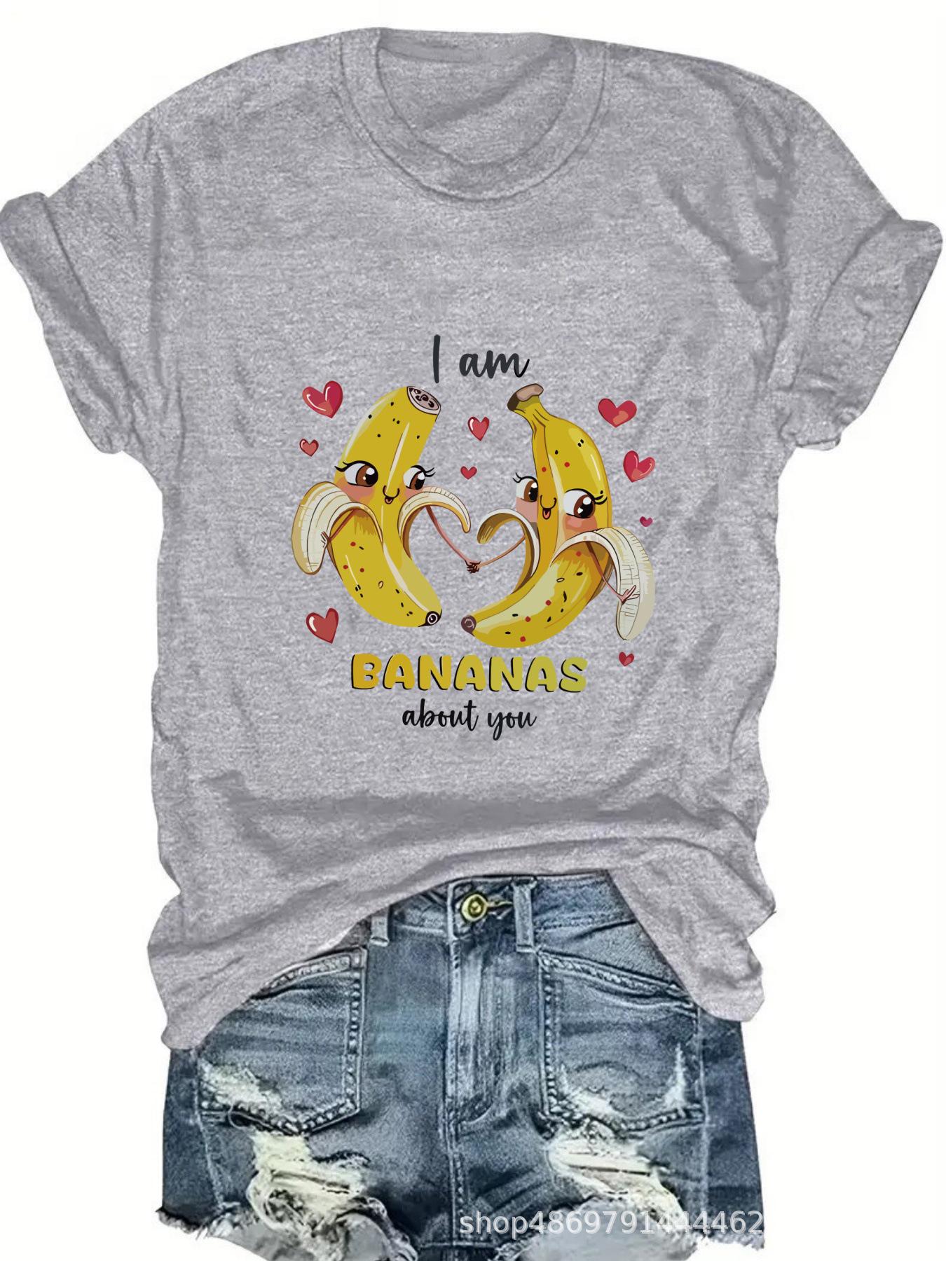 

Женская футболка с круглым вырезом в стиле кросс-бордерной моды Large светло-серый