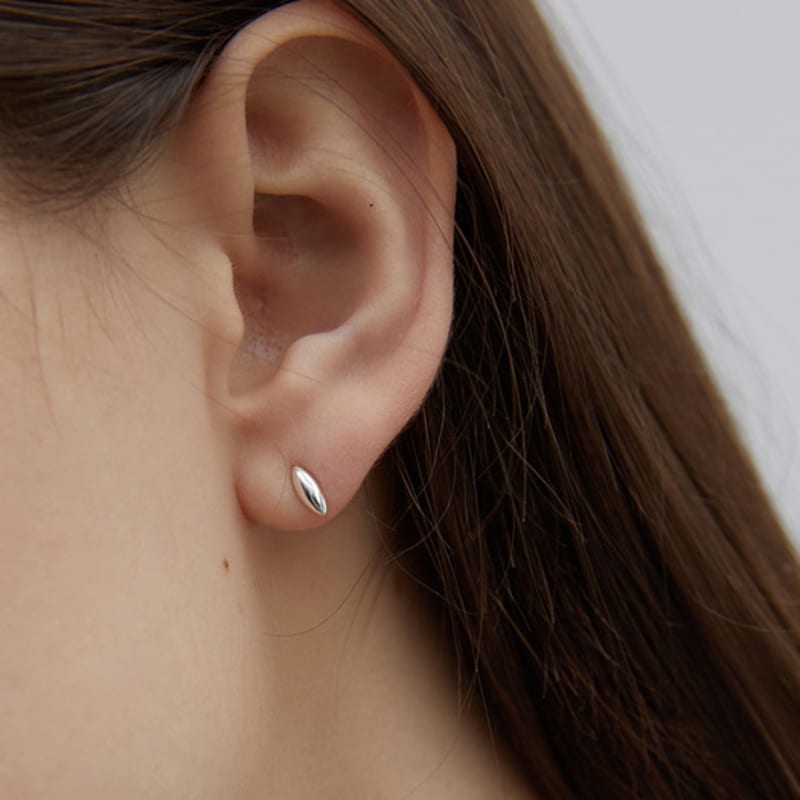 Primaute [SILVER925]Mini Oval Earring