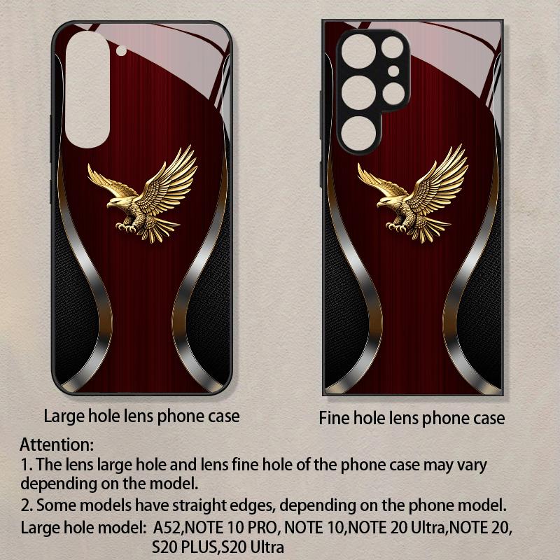 Luxury Golden Eagle fashion phone cases phone case mobile phones glass for Samsung Galaxy S26 S25 S24 S23 S22 FE Ultra Plus