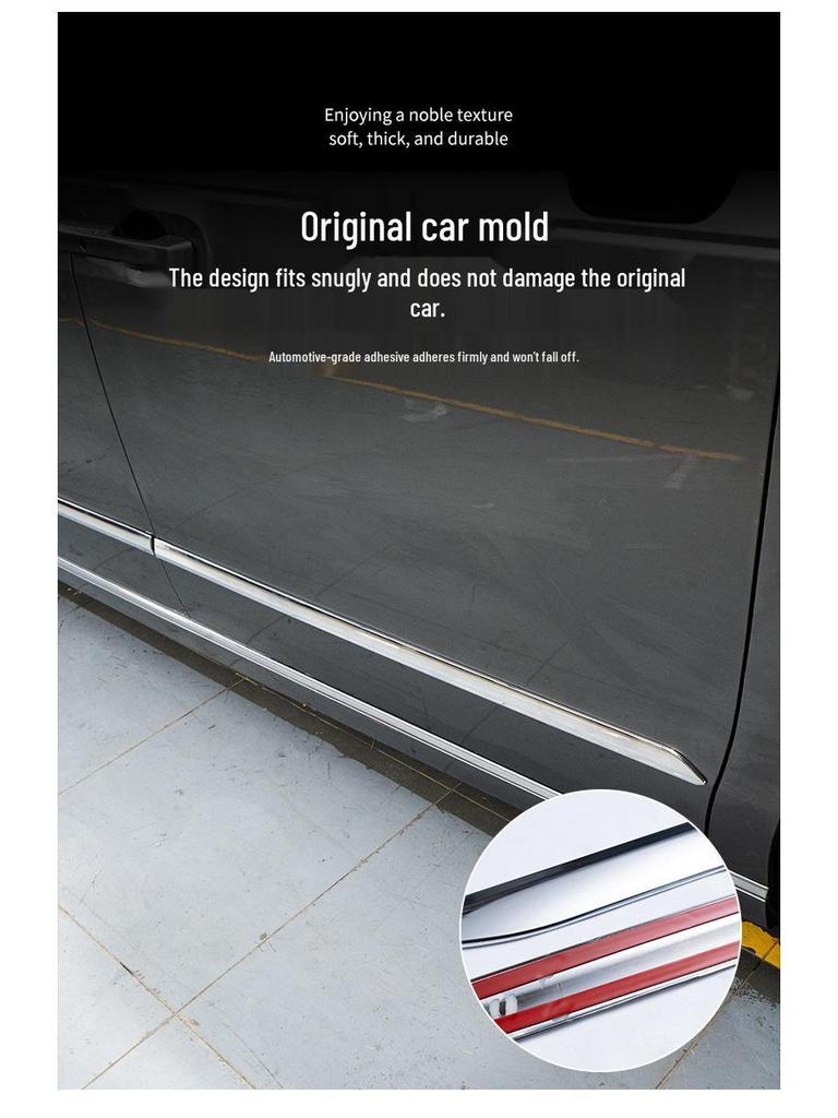 Stainless Steel Bright Trim for Honda STEPWGN RP8 Door Panel Accessories