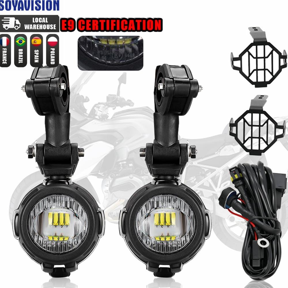

Мотоциклетная светодиодная вспомогательная лампа для BMW R1200GS F800GS ADV Yamaha MT07 MT09 CRF1000L Twin Kawasaki Противотуманные фары вождения