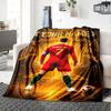 Cristiano Ronaldo (157) Customize Your Name Blanket Throw Customizable Blanket Comfortable Suitable for Bedding Home Decor Chair Couch All-Season Use