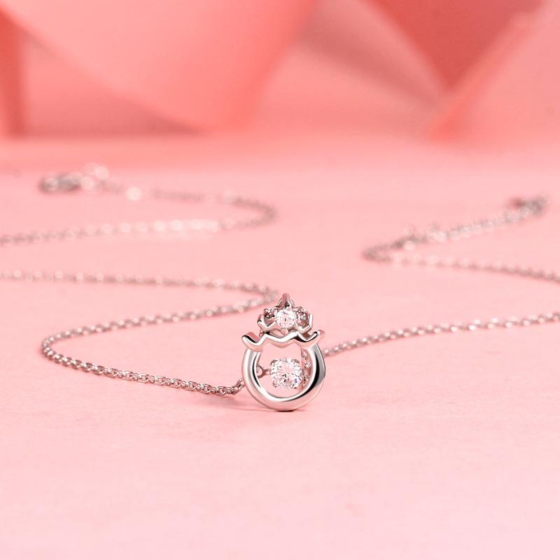 

Ювелирные изделия Паук Ювелирные изделия Смарт-ожерелье Мода Бьющееся Сердце Ключица Цепочка Женщины