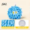 Interactive Pet Toy Squeaky Mop Ball Dog Toy, Plush Chew for Teeth Cleaning, Puppy Play Self-Play Boredom Relief Small Medium Dogs Toys