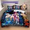 Custom Textile Kpop Demon Hunters Bedding 3 Piece Set HD Print Duvet Cover Pillowcases for Teens Adult Bedroom Decoration