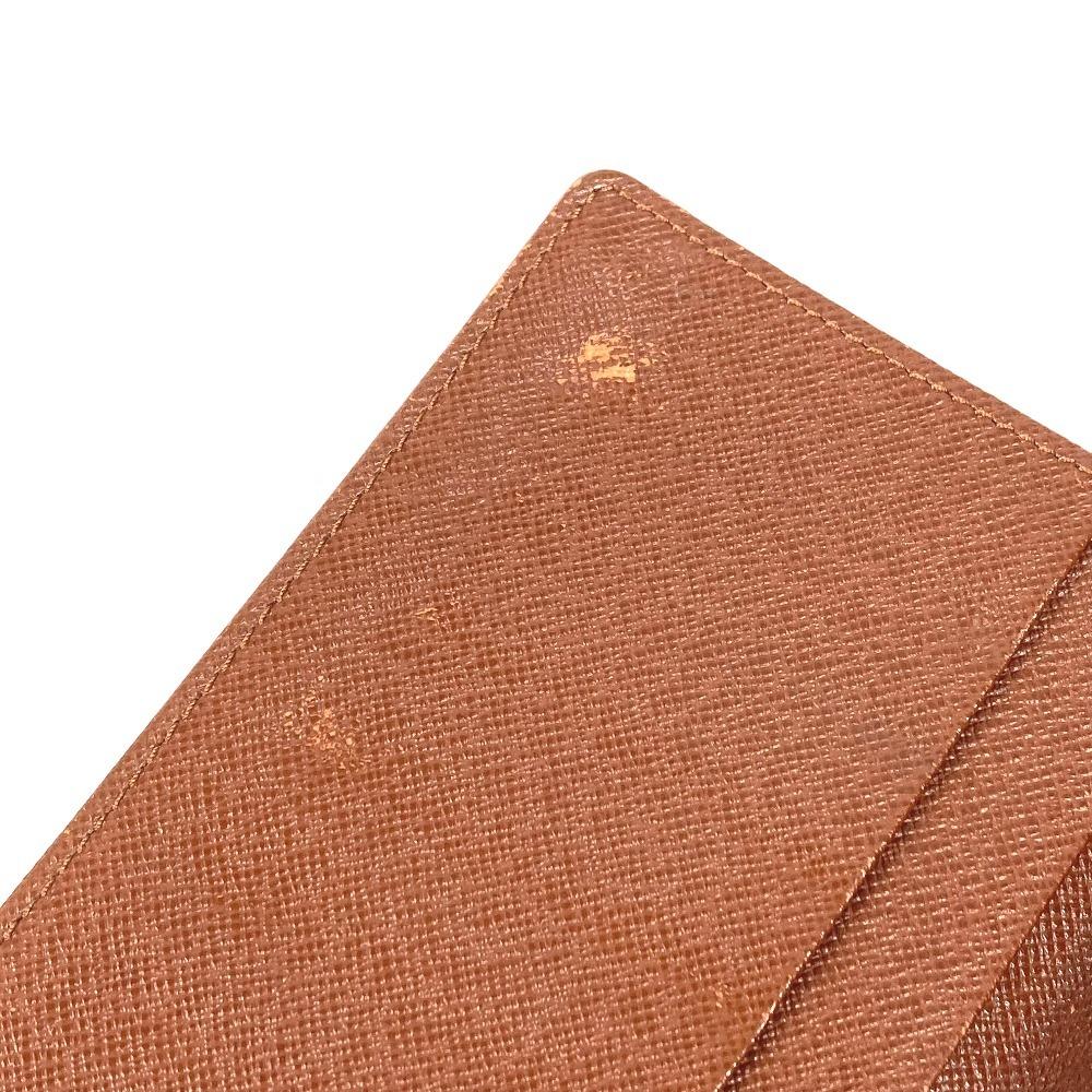 Louis Vuitton M60825 Monogram Porto Cartes Cr_dit Bi-fold Long Wallet Brown