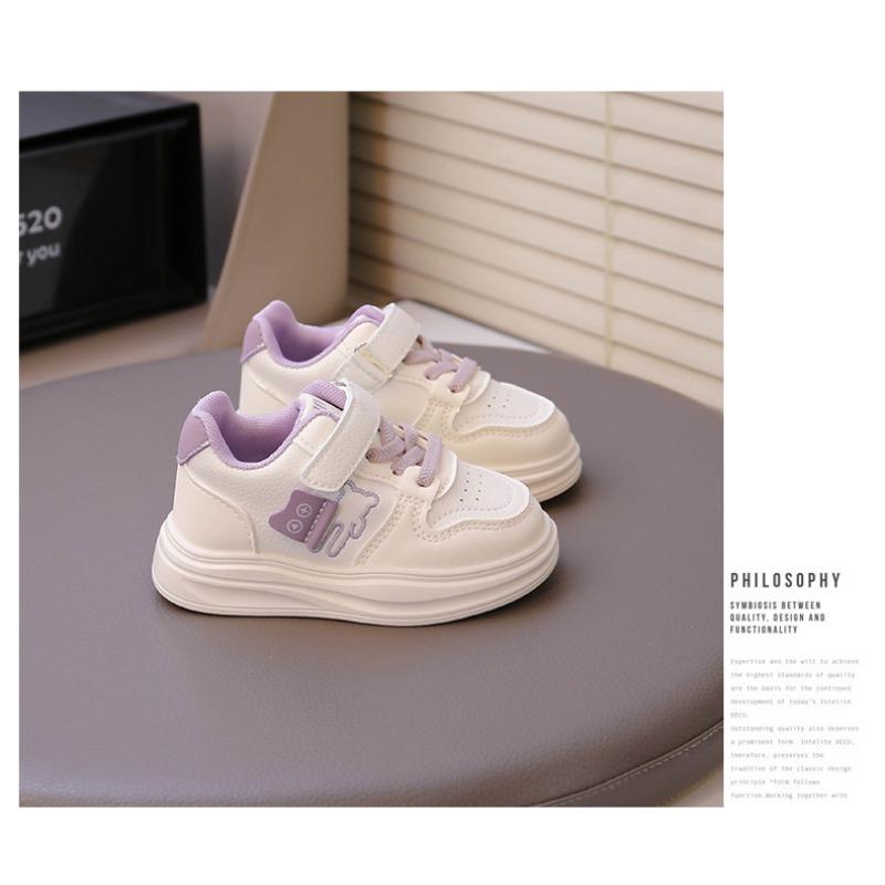 Mädchen Canvas-Schuhe Frühling und Herbst Neu Baby Schule Kleine Weiße Schuhe Jungen Sport Freizeitschuhe Rutschfeste Babyschuhe