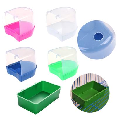 1pc Hanging Bird Bath Cube Parrots Bathtub Bath Shower Box Cage Accessory for Little Bird Canary Budgerigar Cockatiel Lovebird