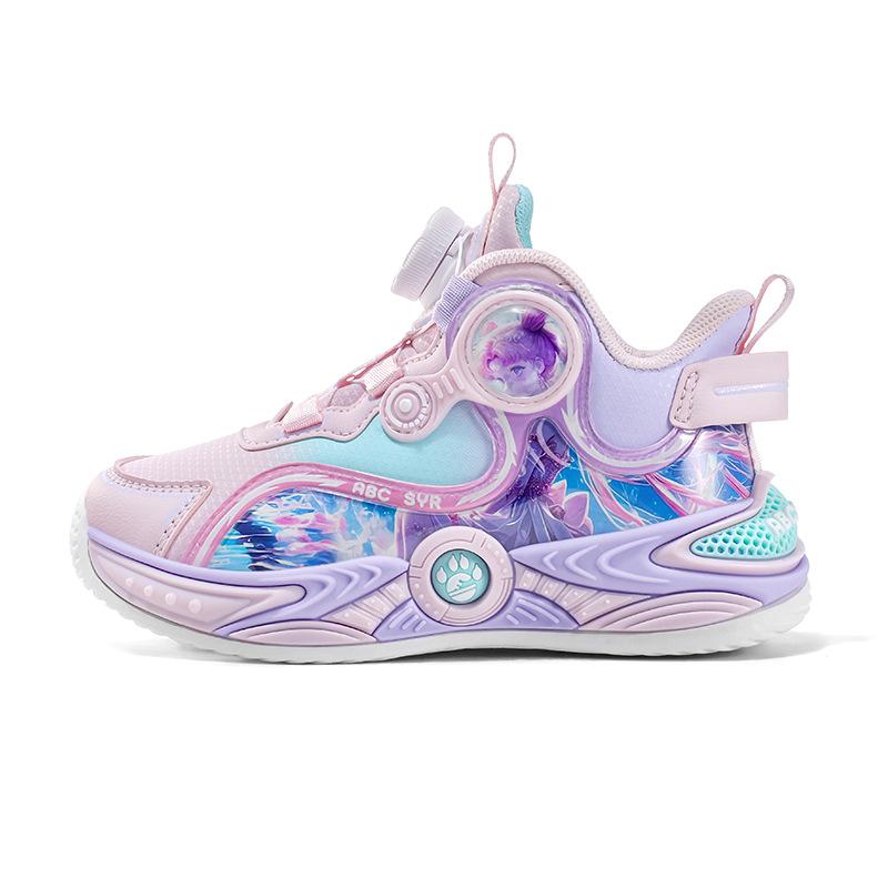 Girls' Shoes 2025 Autumn and Winter Leather Classmates Girls' Sports Shoes Medium and Older Children's Running Shoes Children's Sports Shoes Tide