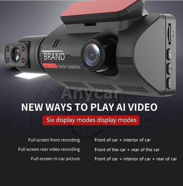 2025 Neue UPGRADE FHD 4K Auto DVR Kamera Dashcam Duale Aufnahme Versteckter Videorekorder Dashkamera 1080P Nachtsicht Parküberwachung G-Sensor