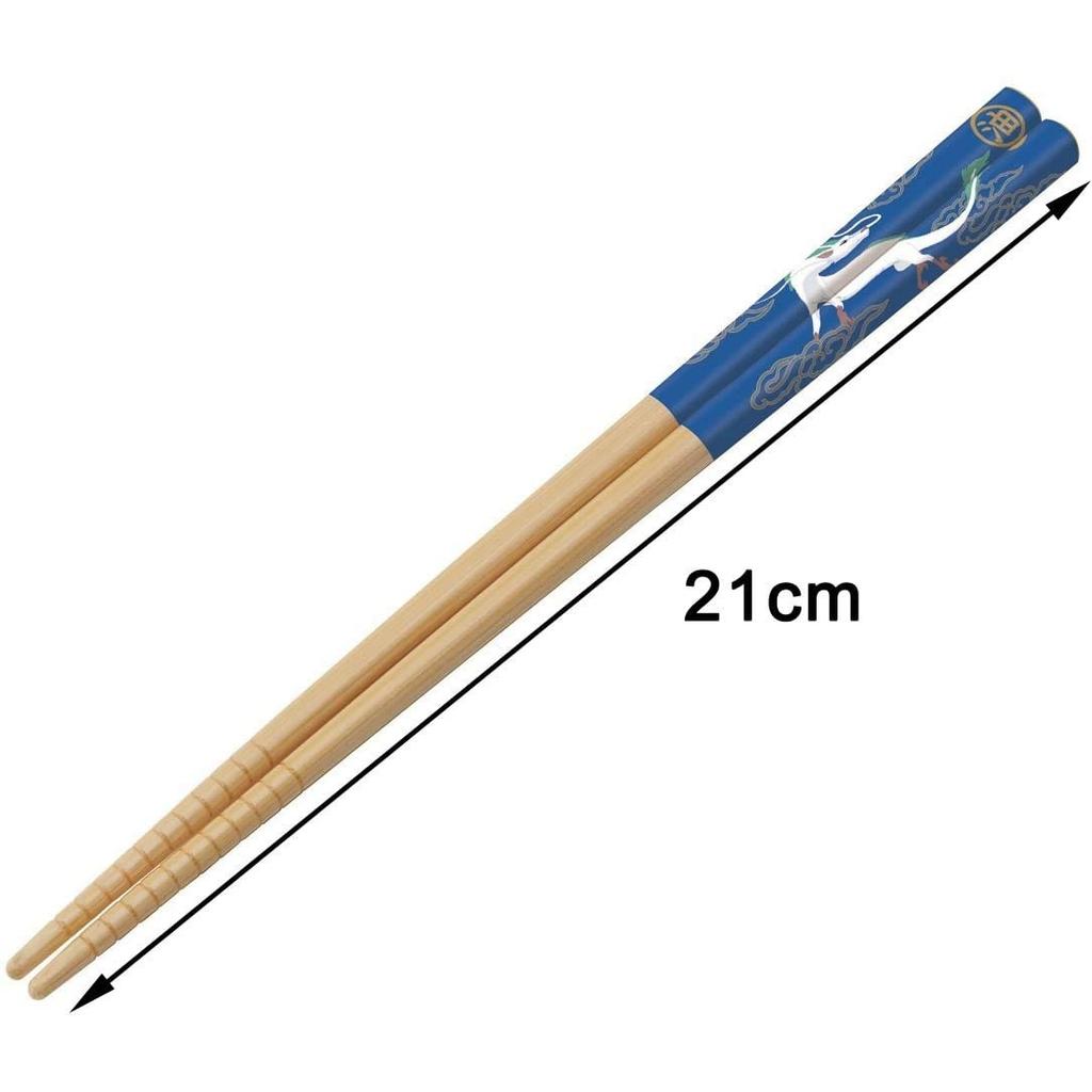 Skater Bamboo Safety Chopsticks 21cm - Spirited Away Studio Ghibli Themed Chopsticks ANT4