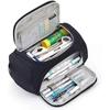 Super Big Cute Pencilcase Portable Multifunctional Pencil Box Large Capacity 2 Layer Stationery Organizer School Supplies Gift
