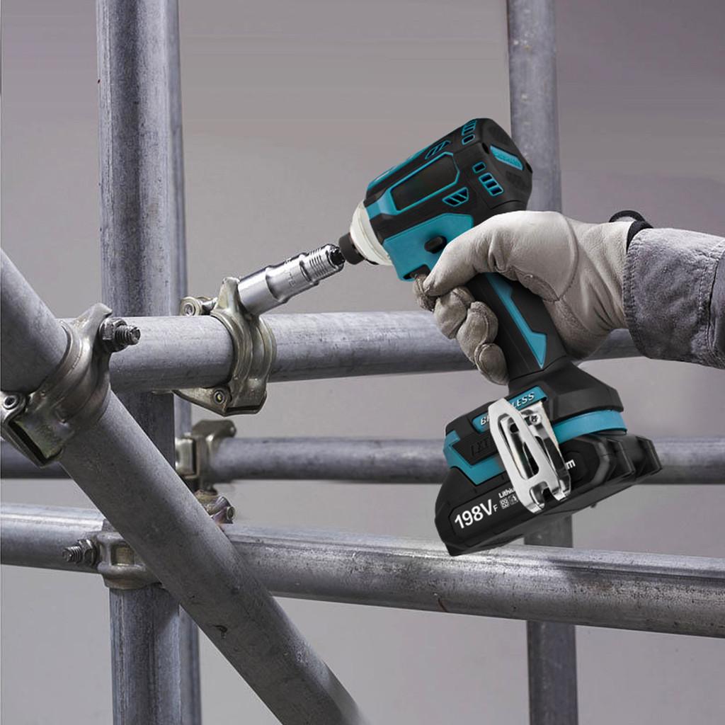 10000rpm Mașină de găurit cu percuție fără fir fără perii Șurubelniță electrică portabilă Reparare gospodărească Instrument șurubelniță cu impact