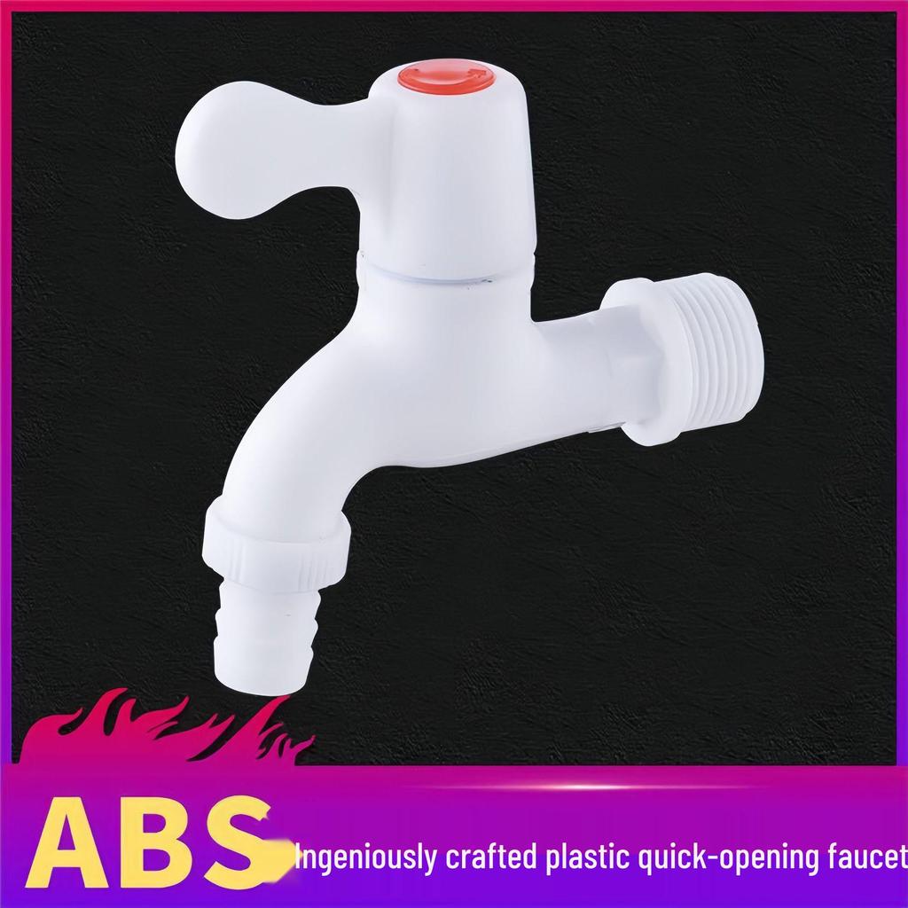 PVC Outdoor & Household Washing Machine Faucet - 4/6 Points