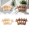 5Pcs Wooden Holding Cross Colleague Comfort Small Decoration Family Religious Person Hand Held Prayer Cross Pinewood Wood Cross