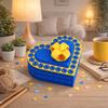 Unique Heart Shaped Annoying Gift Box 8 cm Detachable 3 D Printed Box Funny with Screws Take Apart Box Hobbies