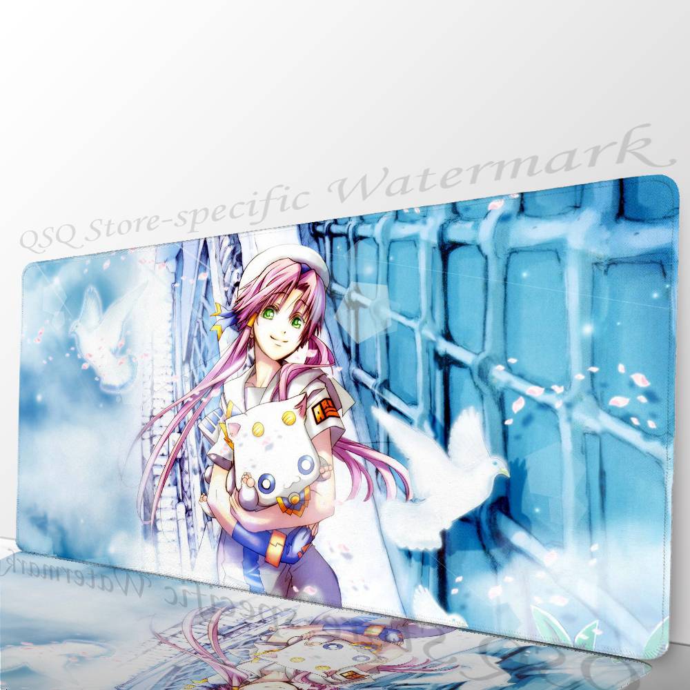 Akari Mizunashi Anime ARIA Mousepad Mouse Mat Desk Mat With Pad Gaming Accessories Prime Gaming XXL Keyboard Pad Padding Mat