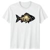 Peaceful Fishing Lake Sunset Angler T Shirt Angeln Weihnachten FR Sie Und Ihn Vintage Casual Top For Everyday Wear