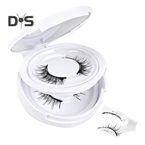 

2 пары магнитных накладных ресниц с пинцетом, естественный вид, многоразовые магнитные 3D-накладные ресницы с аппликатором, инструменты для макияжа глаз для женщин 2 Pairs