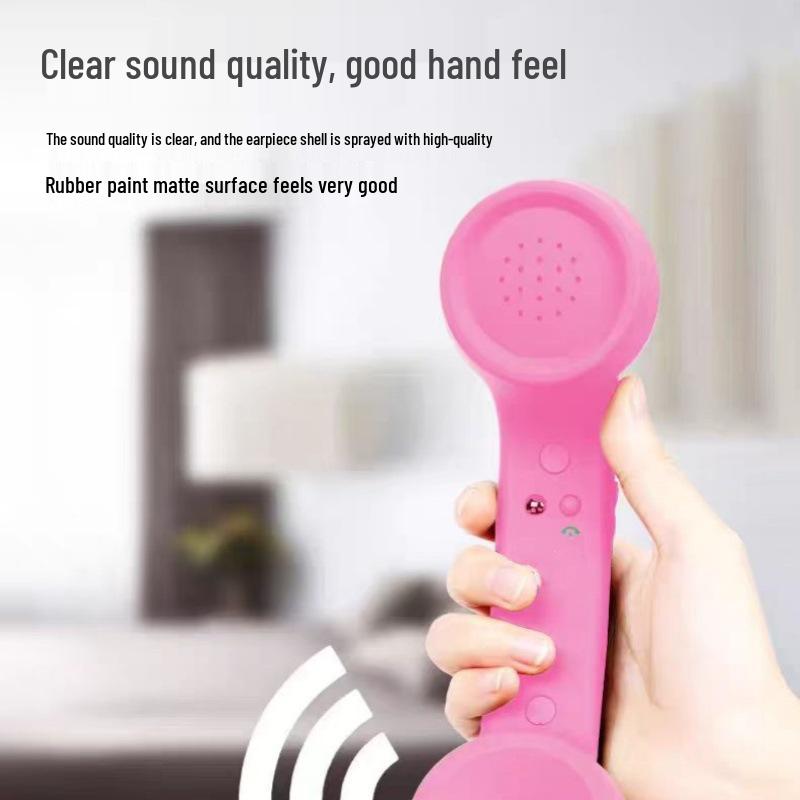 Retro Telephone Style Type-C Plug Mobile Headset with External Microphone