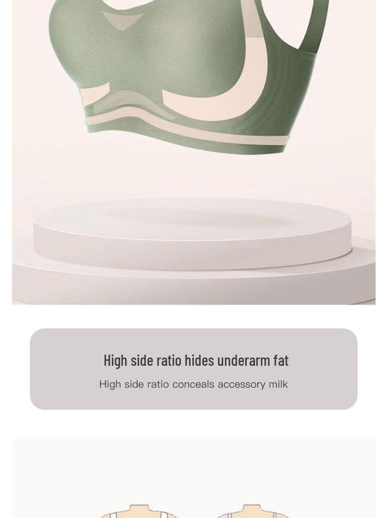 Women's Summer Seamless Breathable Lightweight Push-Up Bra - Anti-Sagging Design with Beautiful Back